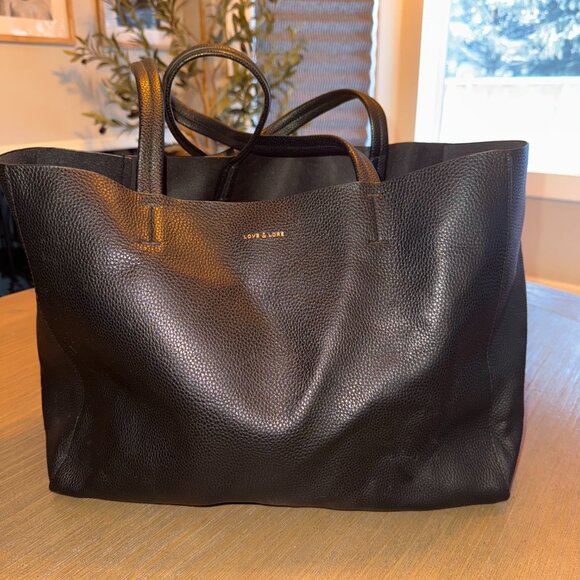 Love & Lore Vegan Leather Tote Bag - Picture 2 of 3